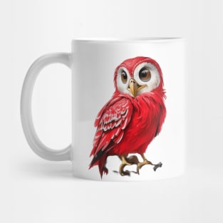 Funny Red Owl Mug